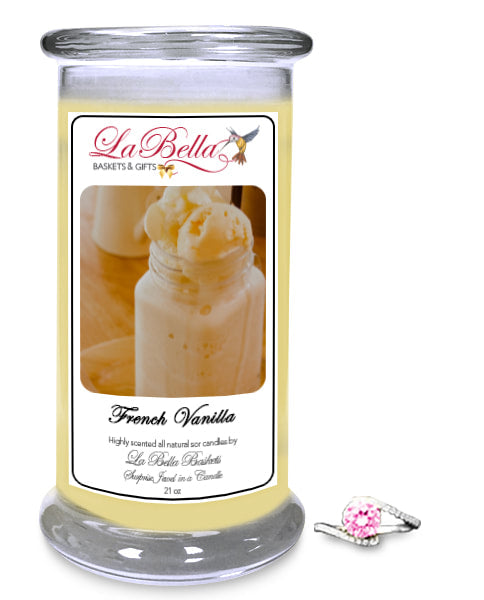 French Vanilla Jewel Candle