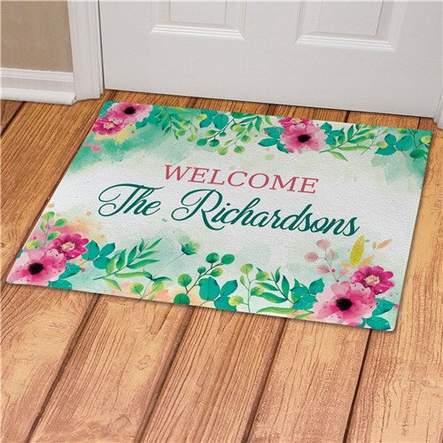 Floral Garden Doormat