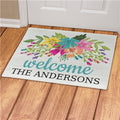 Welcome Floral Doormat