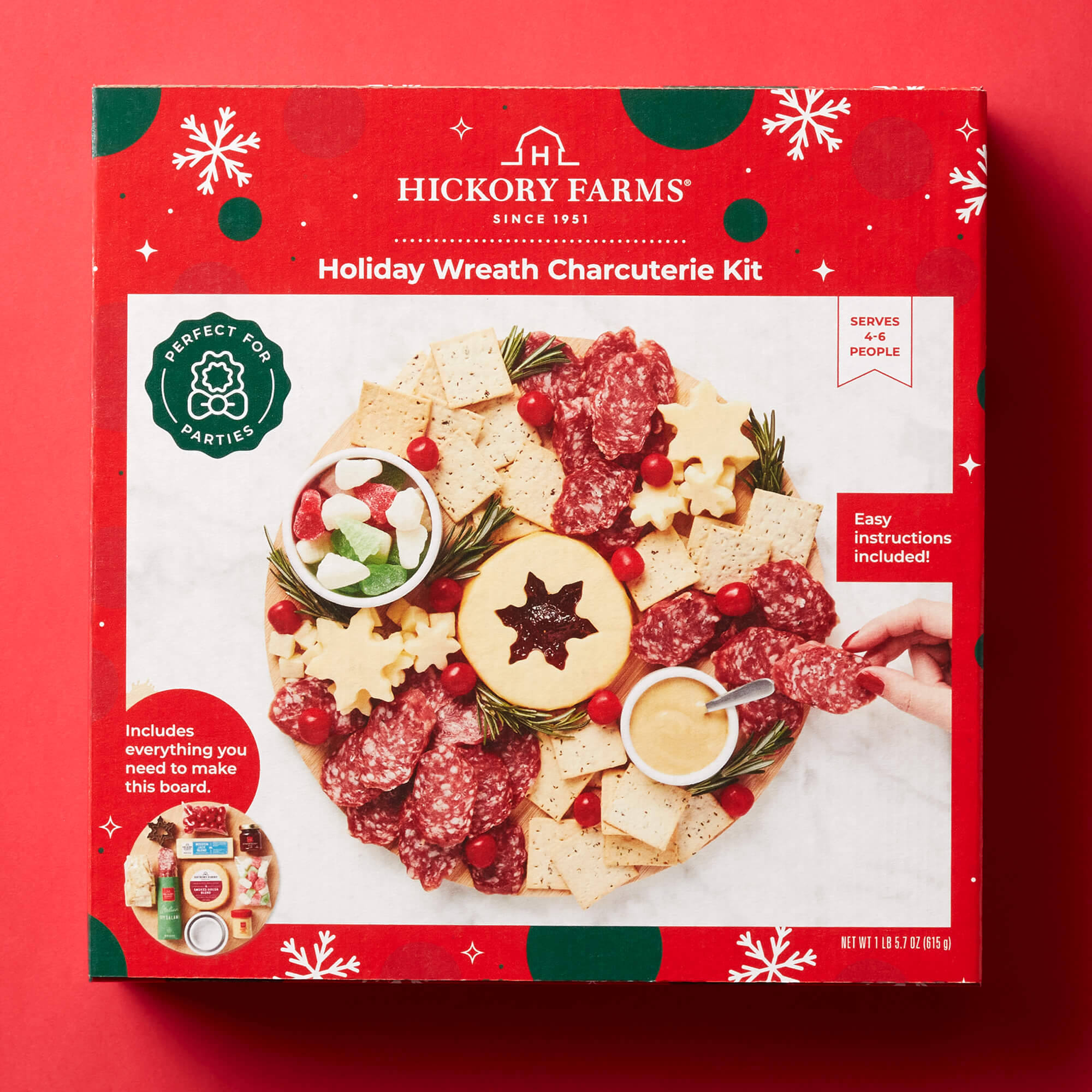 HOLIDAY WREATH CHARCUTERIE BOARD KIT