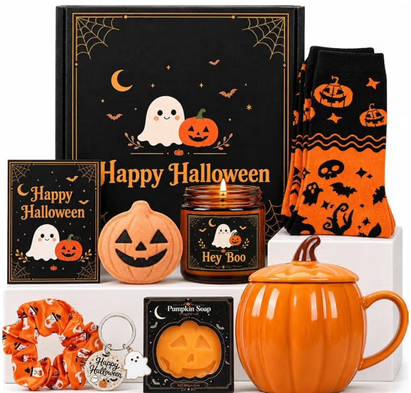 Pumpkin Mug Boo 8 Piece Gift Set
